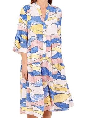 Misumi One Size Italy Art To Wear Dress Midi Artsy Festival Boho Teacher Western